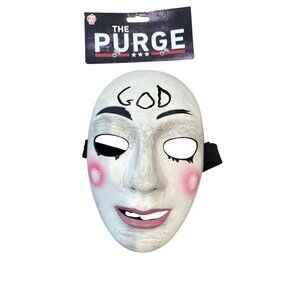 Trick Or Treat Studios: The Purge Anarchy God Adult Injection Mask, NWT